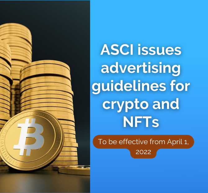 ASCI issues advertising guidelines for crypto and digital assets